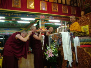 Lama Zopa Rinpoche during Lama Chopa Puja, March 29th