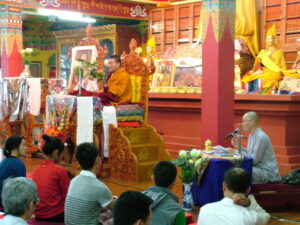 Yangten Rinpoche teaching a group of Vietnamese students, May 13 & 14